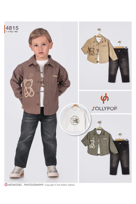 1-4 سنة صبي بدله ستره مع سروال