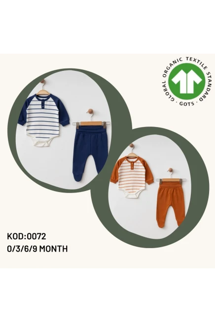 Çizgili Badi Patikli Pantolonlu Takım