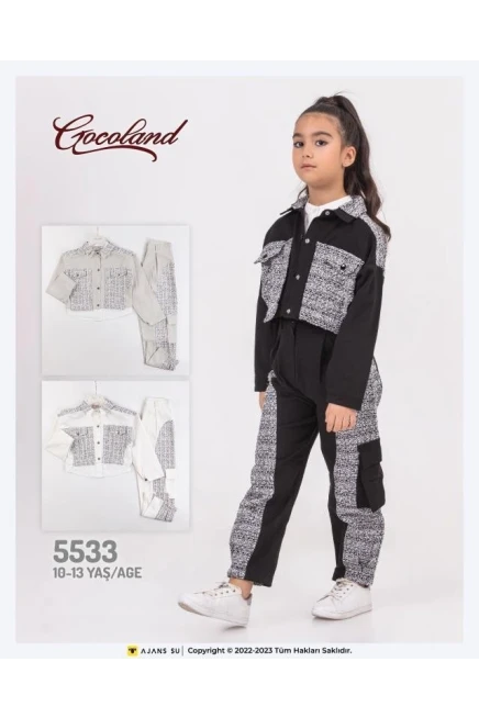 10-13 ГОДА девочка Костюм с пиджаком и брюками