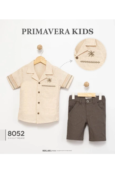 3-7 سنة صبي بدله قميص مع شورت