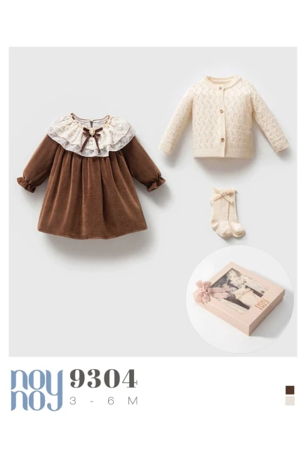 3-6 شهر فتاة فستان كارديجان