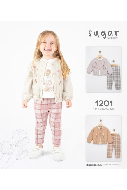 9-24 месяц девочка Кардиган брюки костюм