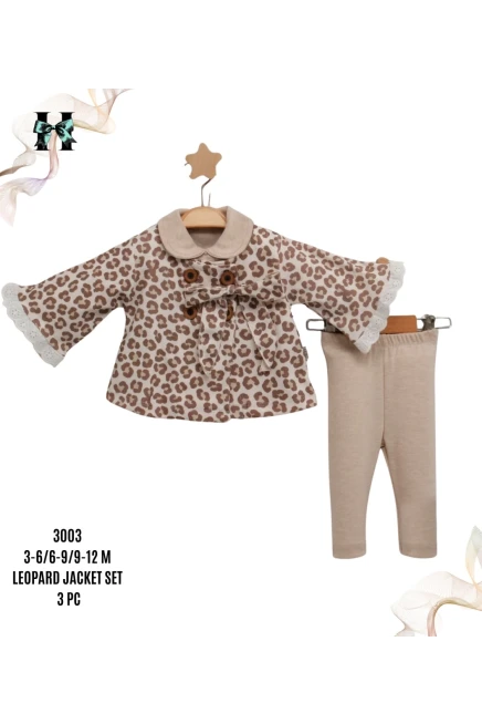 3-12 شهر فتاة بدله ستره مع سروال