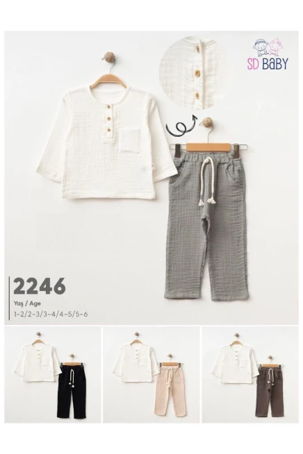 1-6 YEAR Boy PANT SUIT WITH SHIRT