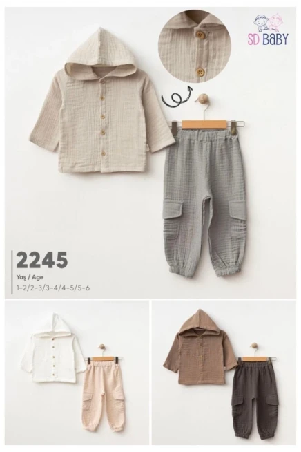 1-6 YEAR Boy PANT SUIT WITH SHIRT