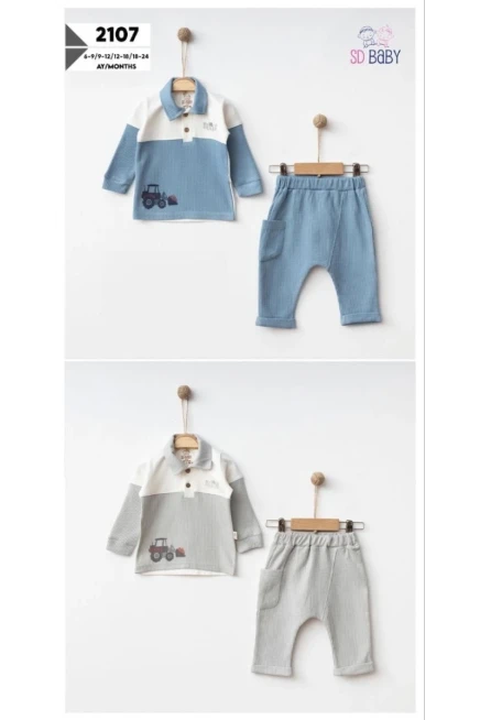 Traktör Baskılı Eşofman Takımı