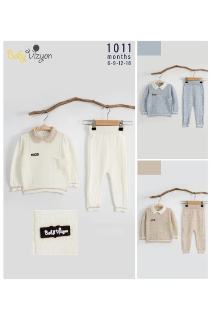 6-18 شهر جنسين طقم سروال مع بلوزة