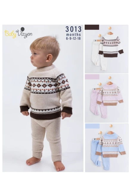 Triko Bluzlu Pantolonlu Takım