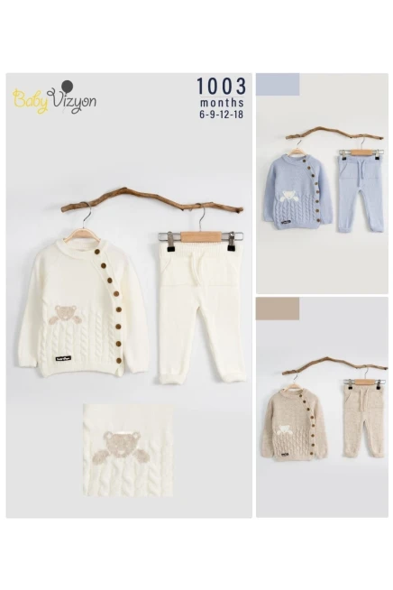 6-18 شهر جنسين طقم سروال مع بلوزة