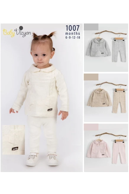 6-18 شهر جنسين طقم سروال مع بلوزة