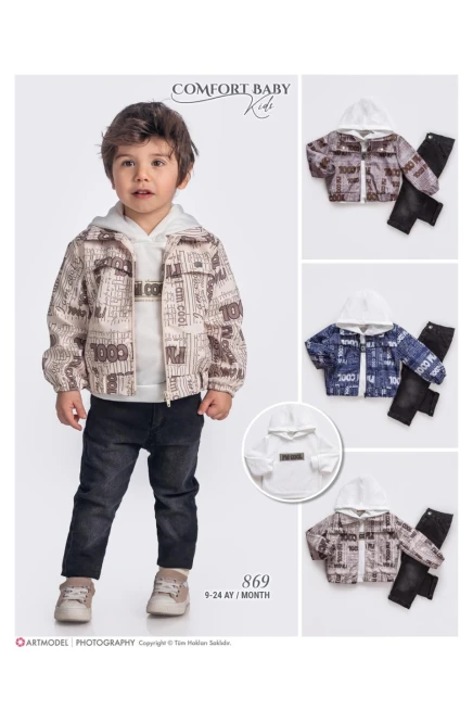 9-24 شهر صبي بدله ستره مع سروال