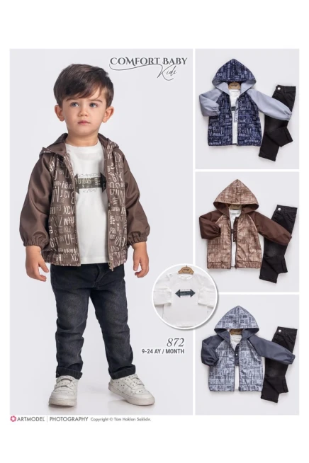 9-24 شهر صبي بدله ستره مع سروال