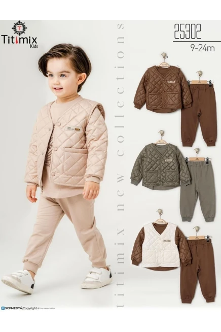 9-24 месяц мальчик  спортивный комплект с жилеткой