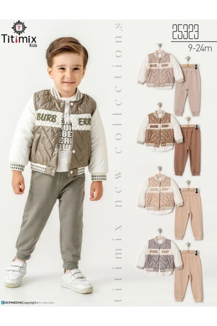 9-24 месяц мальчик  спортивный комплект с жилеткой