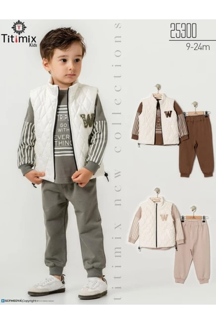 9-24 месяц мальчик  спортивный комплект с жилеткой