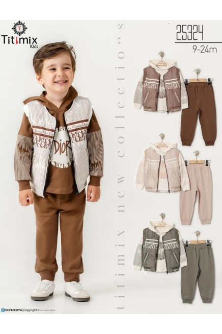 9-24 месяц мальчик  спортивный комплект с жилеткой