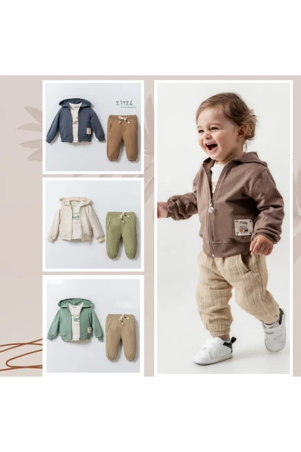 6-24 شهر صبي بدلة رياضية