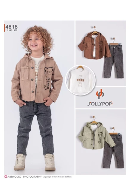 2-5 سنة صبي بدله ستره مع سروال