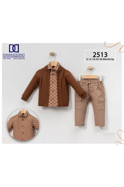 6-36 شهر صبي ستره كارديجان مع سروال