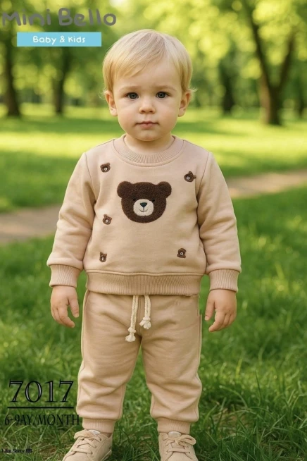 Şaşkın Panda Nakışlı Eşofman Takım