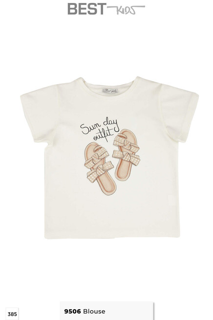 Terlik Baskılı Bluz