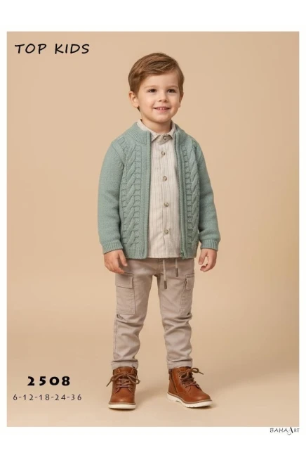 Hırkalı Gömlekli Pantolonlu Takım