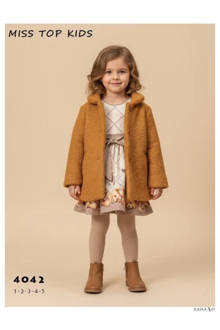 1-5 سنة فتاة فستان مع ستره