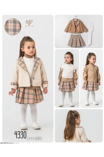 2-5 ГОДА девочка  пиджак с юбкой комплект