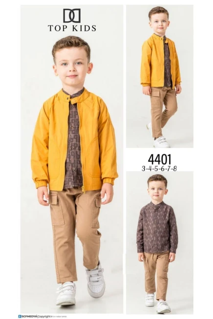 3-8 YEAR Boy PANT SUIT WITH JACKET