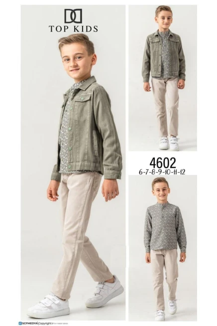 6-12 ГОДА мальчик Костюм с пиджаком и брюками