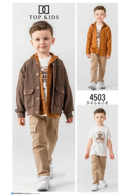 3-8 YEAR Boy PANT SUIT WITH JACKET