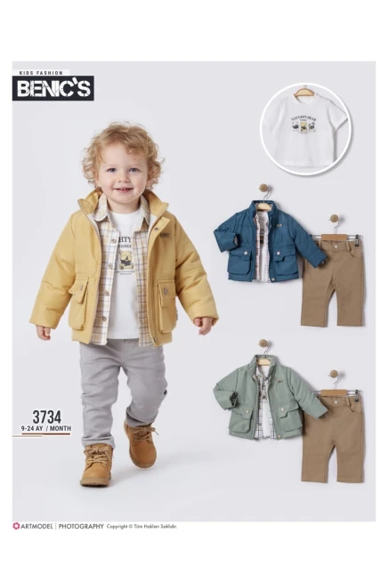 9-24 شهر صبي بدله ستره مع سروال