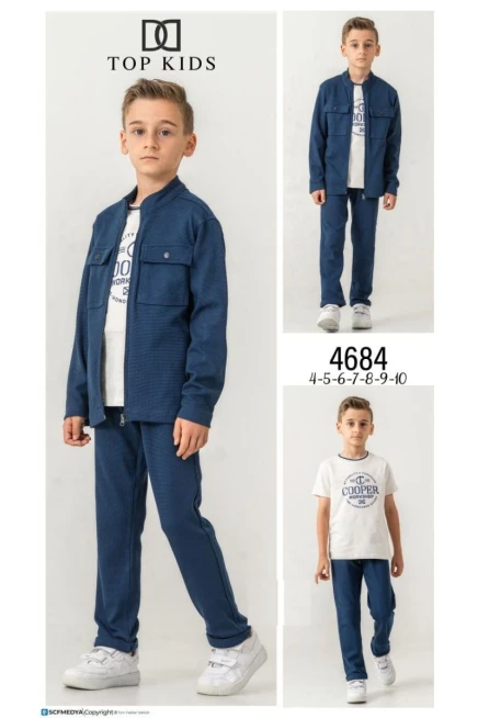 4-10 سنة صبي بدله ستره مع سروال