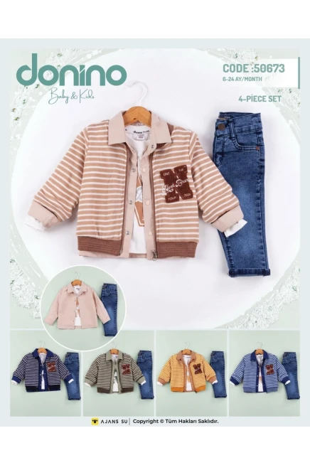 6-24 شهر صبي بدله ستره مع سروال