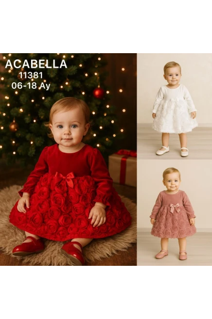 6-18 شهر فتاة فستان