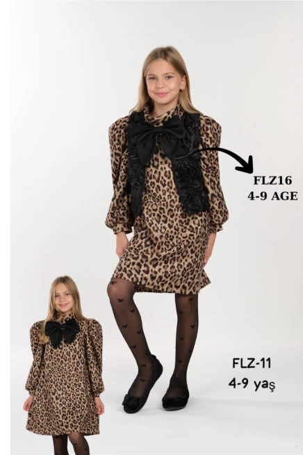 4-9  سنة فتاة فستان