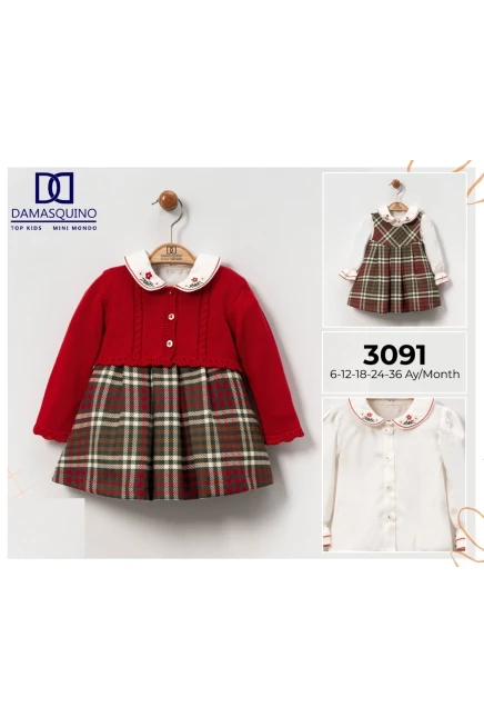 6-36 شهر فتاة فستان كارديجان