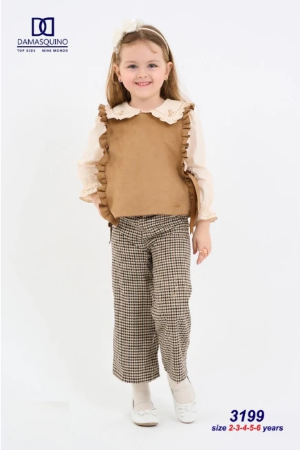 2-6 ГОДА девочка Жилет брюки костюм