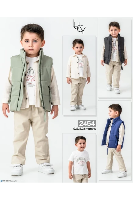 9-24 месяц мальчик Жилет брюки костюм