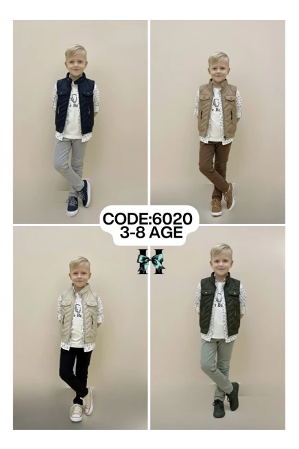 3-8 سنة صبي بدله جيله مع سروال