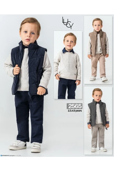 2-5 سنة صبي بدله جيله مع سروال