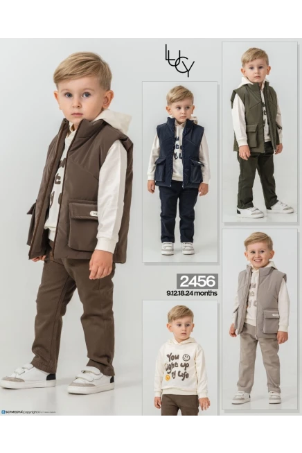 9-24 месяц мальчик Жилет брюки костюм