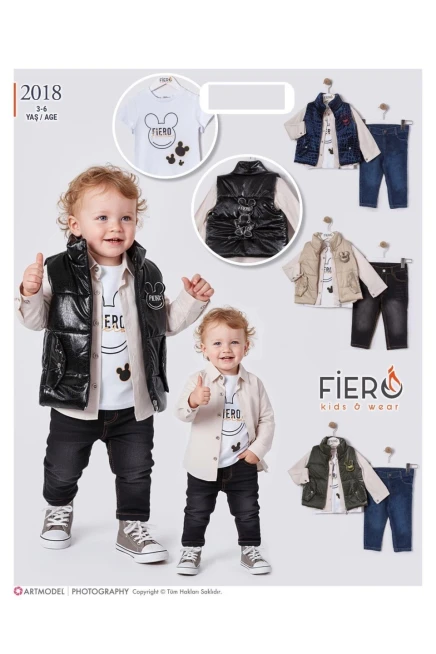 2-5 سنة صبي بدله جيله مع سروال