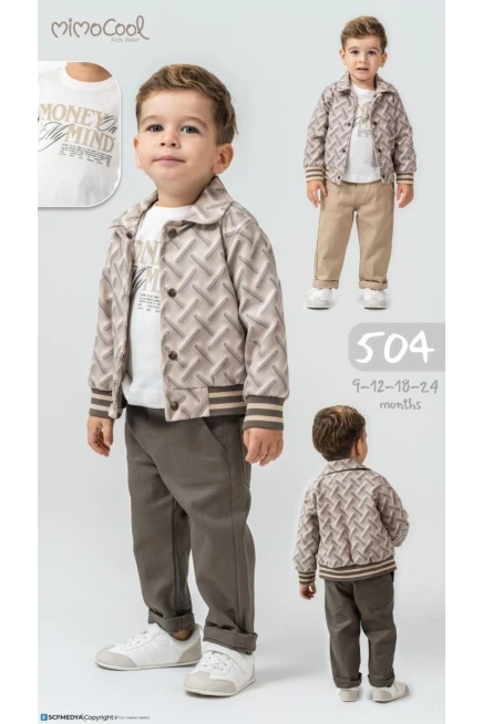 9-24 شهر صبي بدله ستره مع سروال