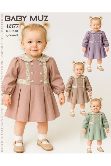 6-18 شهر فتاة فستان