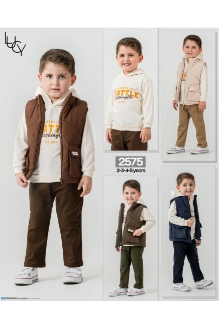 2-5 سنة صبي بدله جيله مع سروال