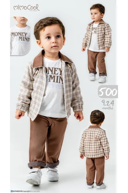 9-24 شهر صبي بدله ستره مع سروال