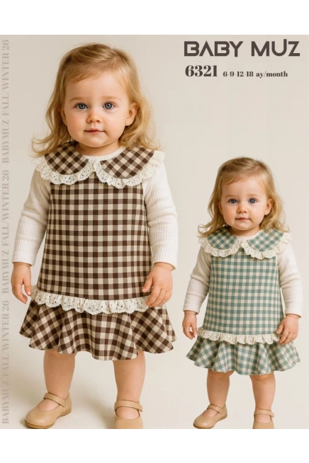 6-18 شهر فتاة فستان