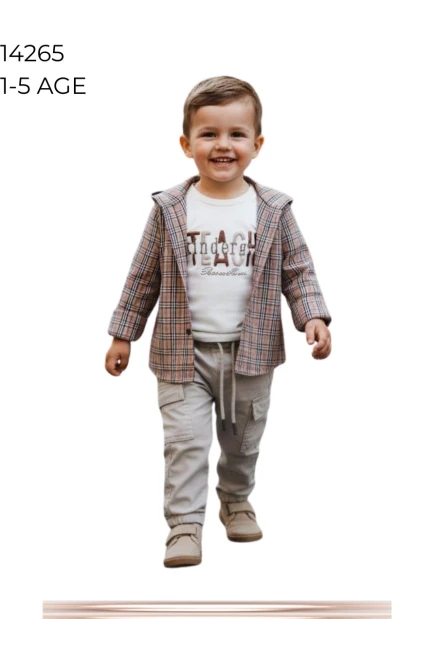 1-5 سنة صبي بدله قميص مع سروال