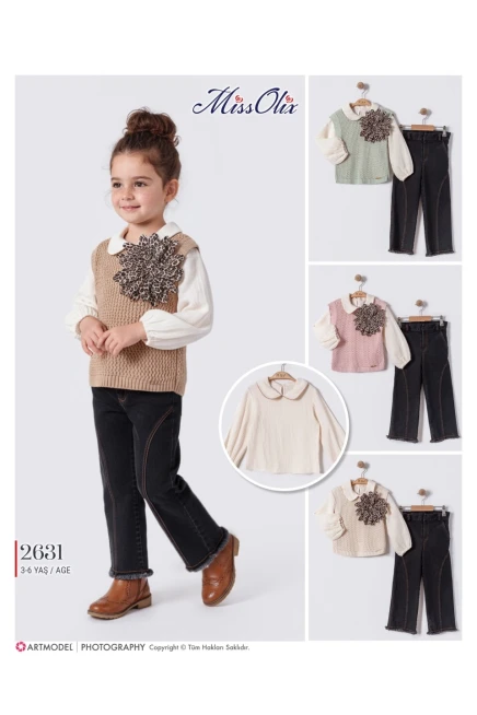 3-6 سنة فتاة     سترة